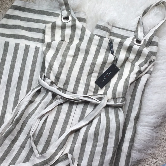 Romeo & Juliet Couture Pants - Romeo & Juliet striped jumpsuit NWT